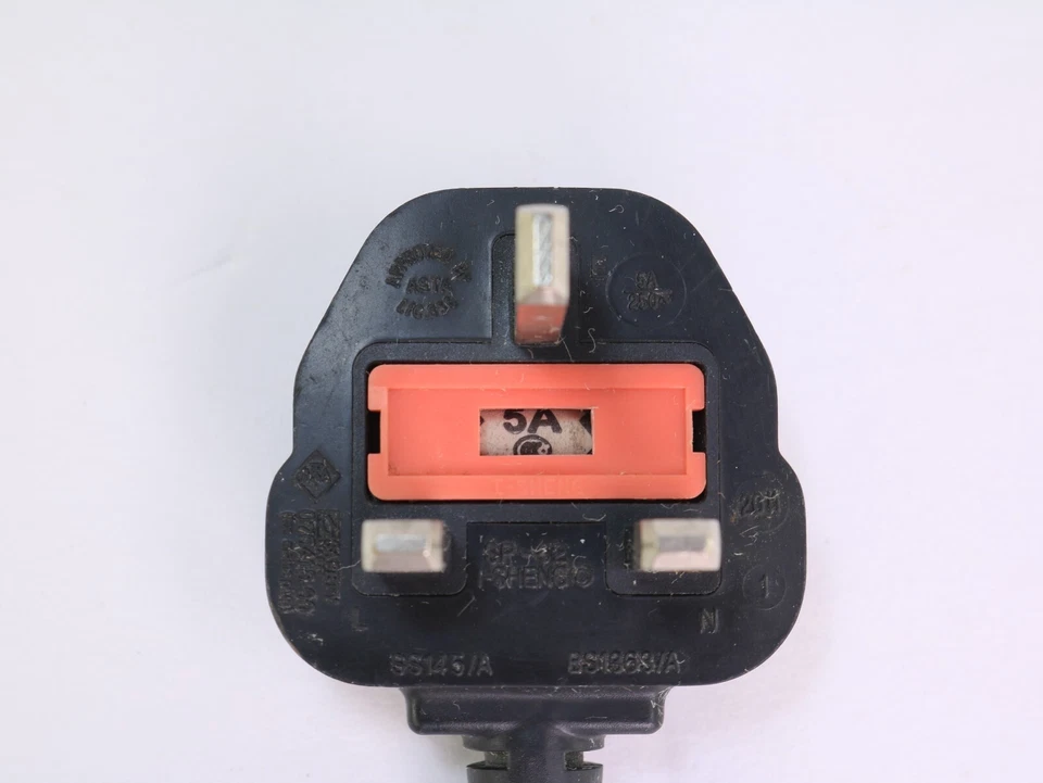 SP-62  I-SHENG  UK  5A. 250V  SS145/A. BS1363/A   2019  Power supply cord cable! - Image 1 of 4