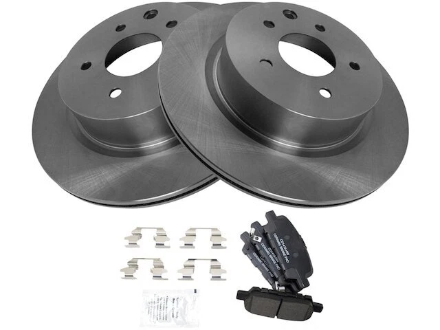 Kit de pastillas de freno y rotor trasero TRQ para Nissan Máxima 2009-2014, 2016-2017 34SRZF Foto 1 de 1