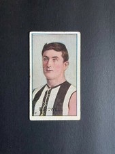 FOOTBALL CIGARETTE CARD SNIDERS ISSUES 1908 VFL E. ROWELL, COLLINGWOOD 