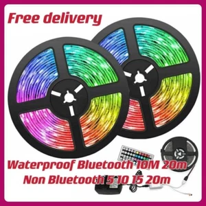 LED Strip Light RGB 5M/10M/15M/20M USB or Plug | Remote + Full Set | Bedroom TV - Picture 1 of 12