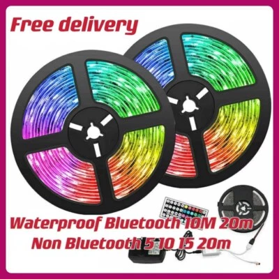 LED Strip Light RGB 5M/10M/15M/20M USB or Plug | Remote + Full Set | Bedroom TV - Image 1 of 4