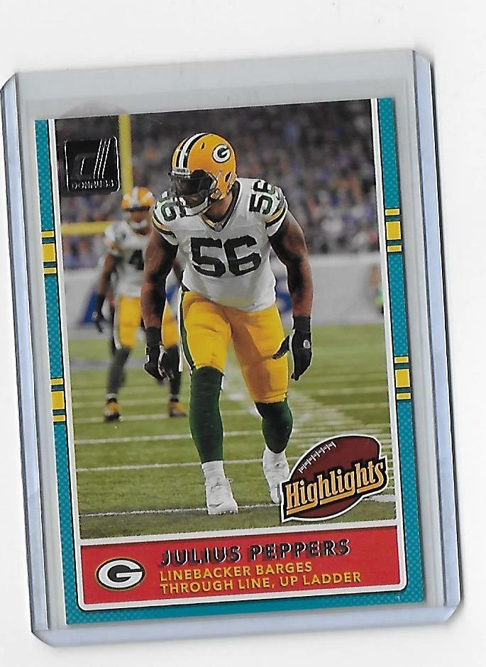 2017 DONRUSS HIGHLIGHTS JULIUS PEPPERS # 11 PACKERS Free Shipping  - Image 1 of 1