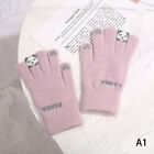 Child Gloves Aldult Kawai Cold Protection New Winter Plush Gloves Stretch Knit