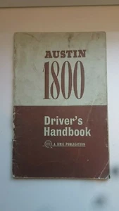 AUSTIN 1800 Drivers Owners Handbook Instruction Operating Manual 1965 - Picture 1 of 1