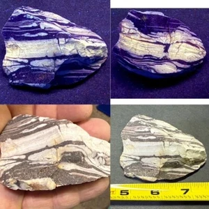 COOL SW /LW FLUORESCENT ZEBRA JASPER,BRAZIL - Picture 1 of 19