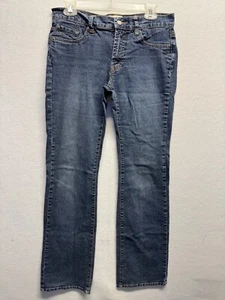 Old Navy Womens Boot-Cut Stretch Jeans 6 Long Medium Blue Denim Cotton Blend - Picture 1 of 12
