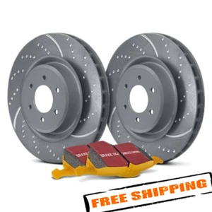 EBC Stage 5 Super Street Dimpled & Slotted Brake Kit for 97-04 Chevy Corvette - Picture 1 of 5