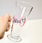 Personalised Birthday Glass Mug Coffee Latte Cup 18th 21st 30th 40th 50th 60th