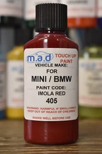 TOUCH UP KIT FOR MINI/BMW IMOLA RED II 405 PAINT 30ML 1 3 5 7 8 SERIES - Picture 1 of 8