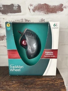 Souris Logitech TrackMan Wheel design ergonomique neuve dans sa boîte - Photo 1/8