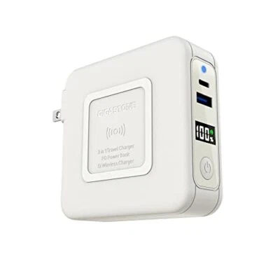 Gigastone 4-in-1 10000mAh Qi Wireless Portable Charger 20W Wireless Power Bank - Image 1 of 3