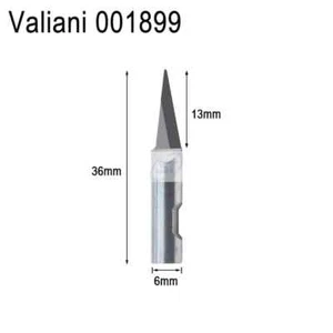 Valiani 001899 Round Shank Shaft Knife Blade - Picture 1 of 11