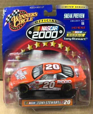 Tony Stewart #20 2000 Home Depot Rookie of Year  1:43 scale Winners Circle - Image 1 of 3