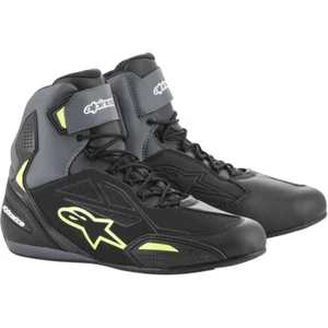 Alpinestars Men's Faster-3 Drystar® Shoes Black/Gray/Yellow Size US 10 3405-2269 - Picture 1 of 6