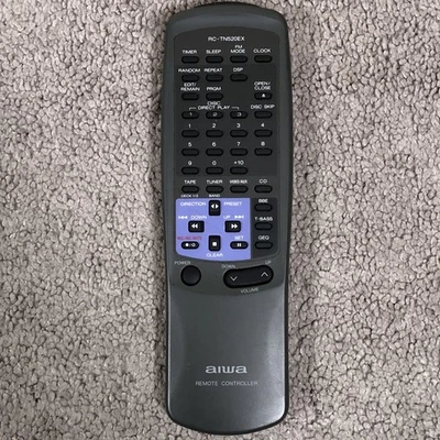 Genuine Aiwa Remote Control RC-TN520EX for CA-DW637 CA-DW935M OEM - Image 1 of 4