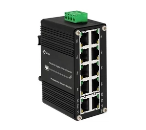 Mini Industrie Switch 10 Ports Gigabit gehärteter Port RJ45/100/1000Mbps - Bild 1 von 5
