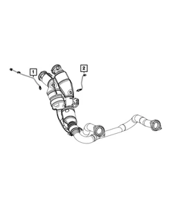 Genuine Mopar Oxygen Sensor 68307650AA - Picture 1 of 4