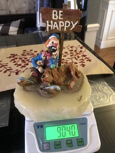 RARO Ron Lee 1989 BE HAPPY Payaso Escultura/Figura Modelo L-198. 549/2500 - Imagen 1 de 8