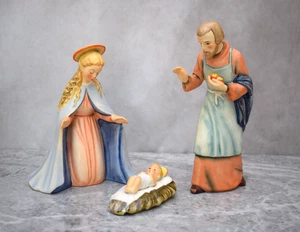 Goebel West Germany Holy Family - Set of Three Nativity Figures, Ceramic (CU503) - Picture 1 of 15