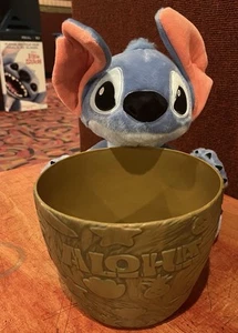 Disney Lilo & Stitch Plüsch Popcorn Eimer Cinemark Exclusive 2025 IN HAND - Bild 1 von 5