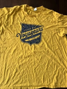 RARE Adult 2XL Green Bay Voyagers FC Soccer T-shirt USL League 2 Cancelled - Picture 1 of 5