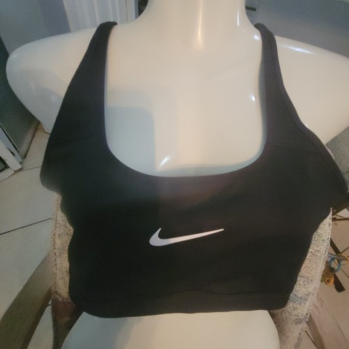 Reggiseno sportivo Nike Dri Fit Swoosh donna supporto medio non imbottito BV3900 nuovo con etichette