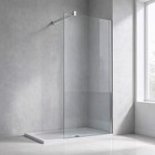Wet Room Shower Screen 8mm EasyClean Nano Glass 1850 1950 2000mm Height