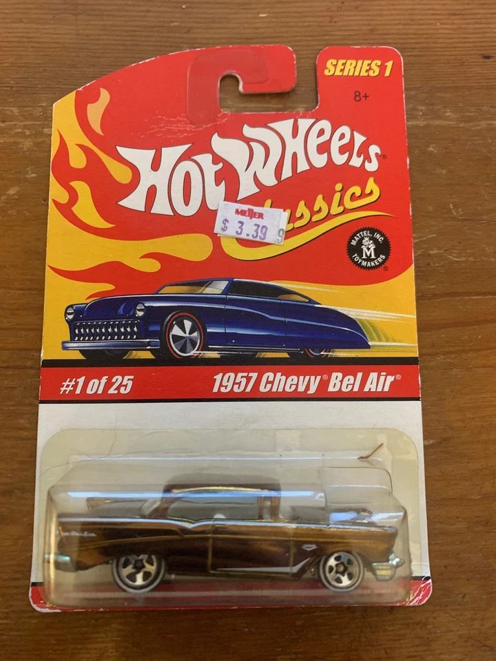 Chevy Bel Air 1957 Hot Wheels Classics серия 1 коричневый/золотой - Изображение 1 из 1