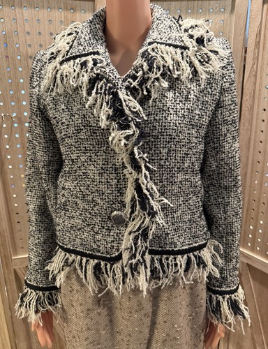 SAINT LAURENT (YSL) Giacca vintage Yves Saint Laurent YSL misto lana 38 US 6 S M donna