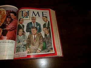 1958 JFK, RENATA TEBALDI, MAO, MATEOS, ABBAS, ROCKEFELLER POPE 13 TIME MAGAZINES - Picture 1 of 17