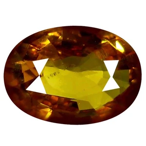 0.61 ct AAA Amazing Oval Shape (6 x 5 mm) Orange Sapphire Natural Gemstone - Imagen 1 de 1