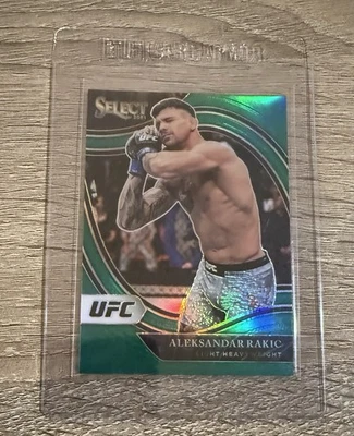 2021 Panini Select UFC Aleksandar Rakic Octagonside Green 5/5! - Image 1 of 2