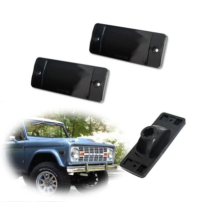 Side Marker For 1970-72 Ford F-100 F-250 F-350 Front OR Rear Smoke Lens Set of 2 - Image 1 of 4