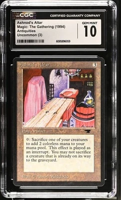Ashnod's Altar, Antiquities Mtg. CGC 10 Gem Mint! - Image 1 of 2