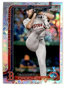 2025 Topps Chrome Logofractor Edition Garrett Crochet Boston Red Sox #264 - Picture 1 of 2