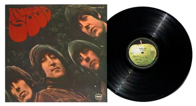 The BEATLES - Rubber Soul LP RARE 1970 Japan Apple Vinyl W/ Insert AP-8156 NM ! Foto 1 de 4