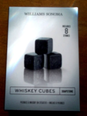WILLIAMS SONOMA Piedras de Whisky Cubo de Hielo Rocas-Juego de 9 Reutilizables -NUEVO EN CAJA Foto 1 de 2