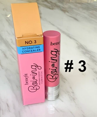 Benefit Boi-ing Hydrating Concealer #3 - 0.12oz/3.5g - Full Size - NEW In Box - Image 1 of 4