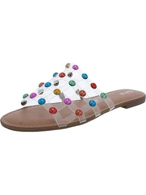 Sandalias BAR III para mujer enjauladas pecana punta redonda tacón bloque sin cordones 6,5 M Foto 1 de 4