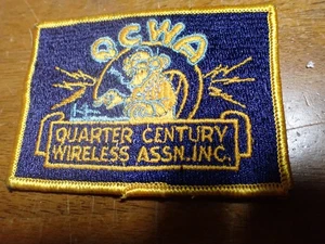 CB RADIO AMATEURFUNK OCWA QUARTER CENTRY CLUB WIRLESS ASSN PATCH Box 13 #22 - Bild 1 von 2