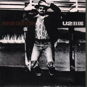 U2 With Bb King When Love Comes To Town 7" vinyl UK Island 1989 7" with paper - Picture 1 of 2