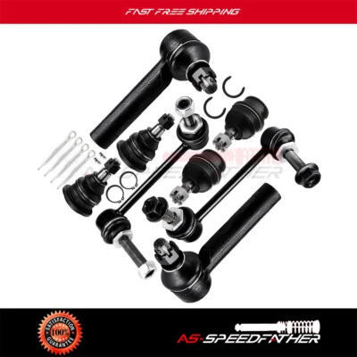 8 件装适用于 2010 - 2018 年丰田 4Runner 前领带杆端球接头悬挂 — 第 1/4 张图片