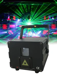 2W Laserlicht Bühnenlicht RGB Show Licht DMX DJ Disco Partylicht Lichteffekt DE - Bild 1 von 13