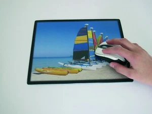 Alfombra de ratón con inserto de foto grande para tu propia imagen u obra de arte de 10x8 pulgadas - QM81 - Imagen 1 de 3