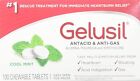 Gelusil Antacid & Anti Gas Heartburn Relief Cool Mint Chewable 100 ct Pack of 2