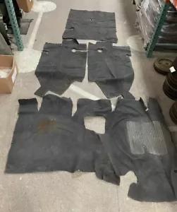 87-95 Jeep Wrangler YJ Used OEM Carpet Set / Pieces Gray Manual Trans - Picture 1 of 6