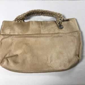 Designer Style Faux Fur/Leather Tote Bag NWOT - Picture 1 of 12