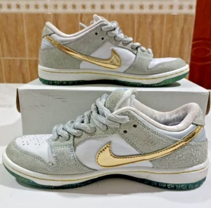 VNDS Nike SB Dunk Low Sean Cliver Size 5.5 US DC9936-100 (A28) - Picture 1 of 16