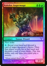 Rakdos Augermage FOIL Dissension HEAVILY PLD Black Red Rare MAGIC CARD ABUGames