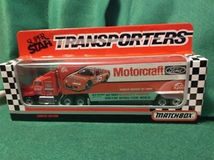 Matchbox Super Stars Nascar 1/87 diecast Hauler #15 Motorcraft Morgan Shepherd - Picture 1 of 6